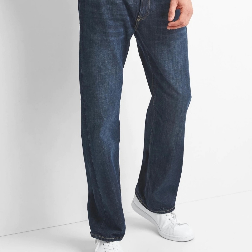 GAP Men's Relaxed Jeans-29W 34L - Picture 3 of 7